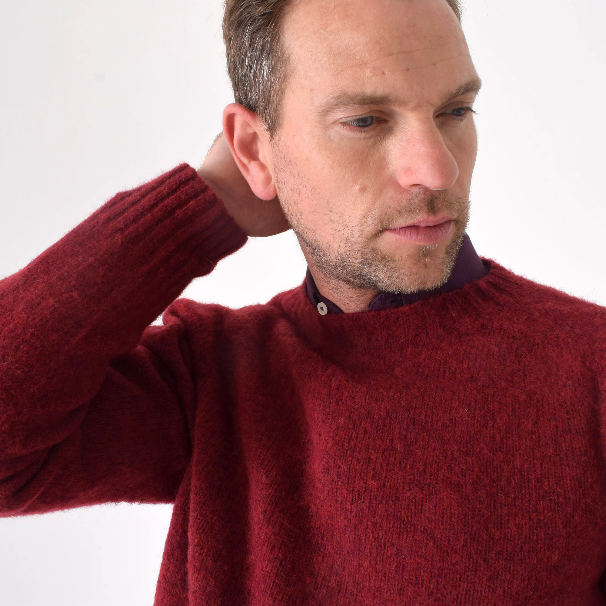 Coll Brushed Red - T-lab Original Clothing